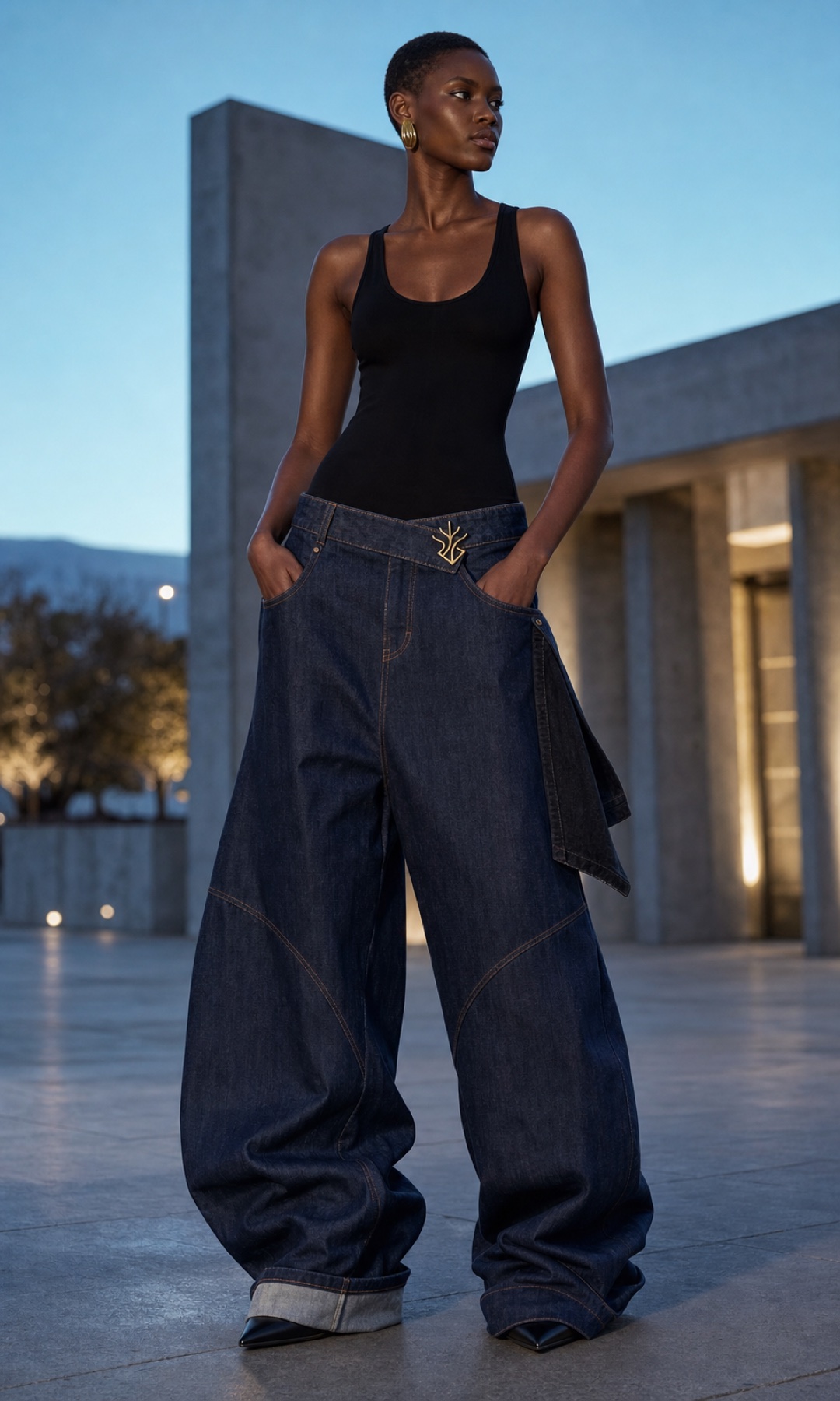 Kavango oversized Delta denim