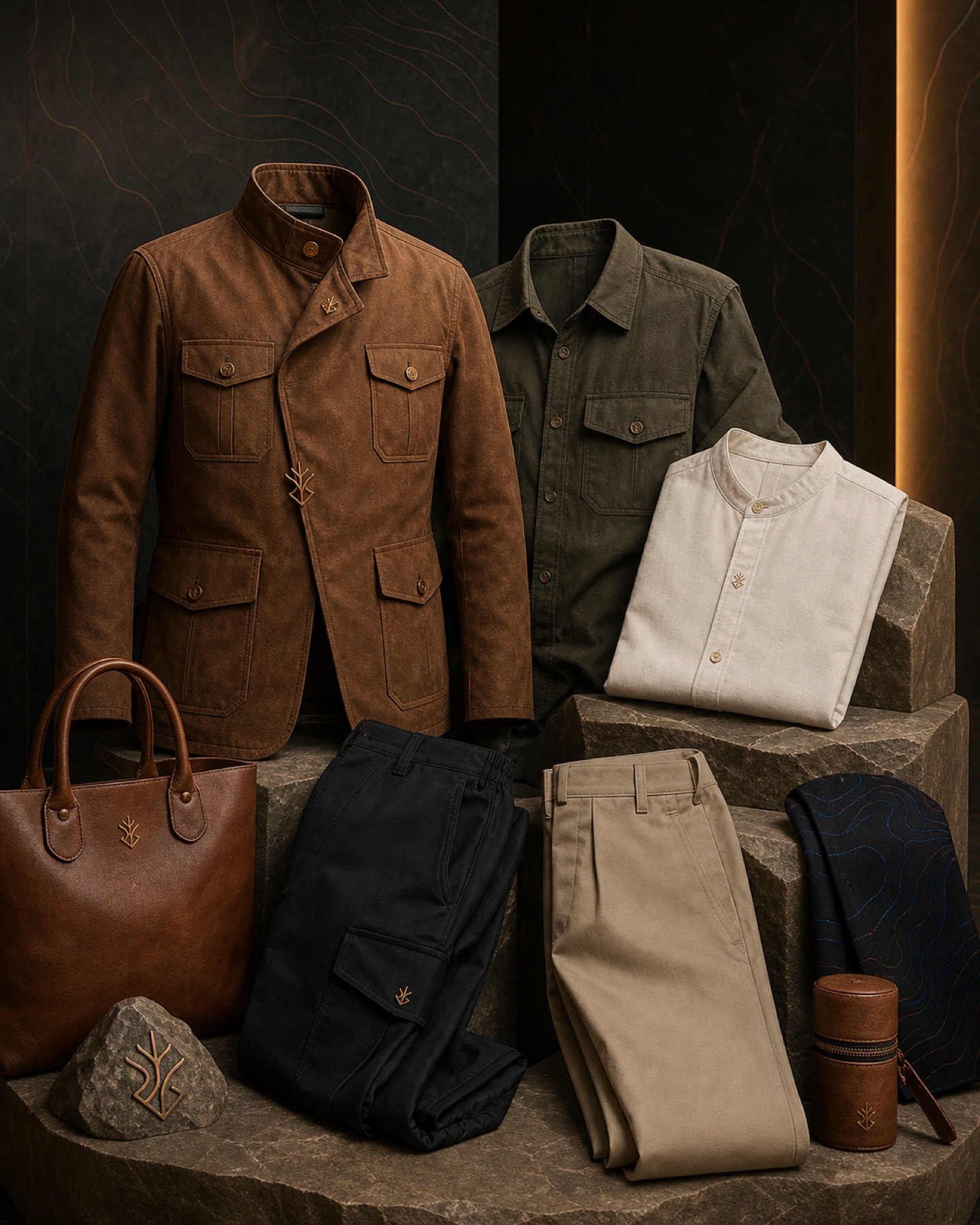Kavango menswear safari collection